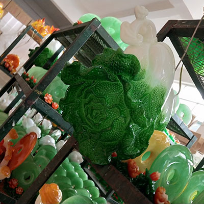 如何用液体模具硅胶制作仿玉白菜